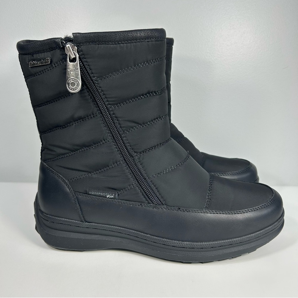 NEW Blondo Sport Waterproof Double Zip Ankle Winter Boots Faux Fur; Women’s Sz 9